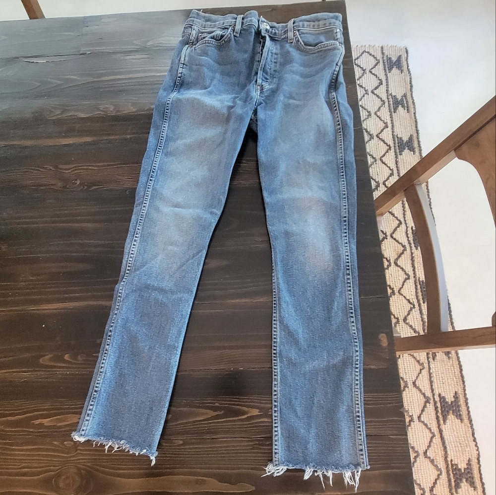 Re/Done Double Needle Long Stretch Jeans